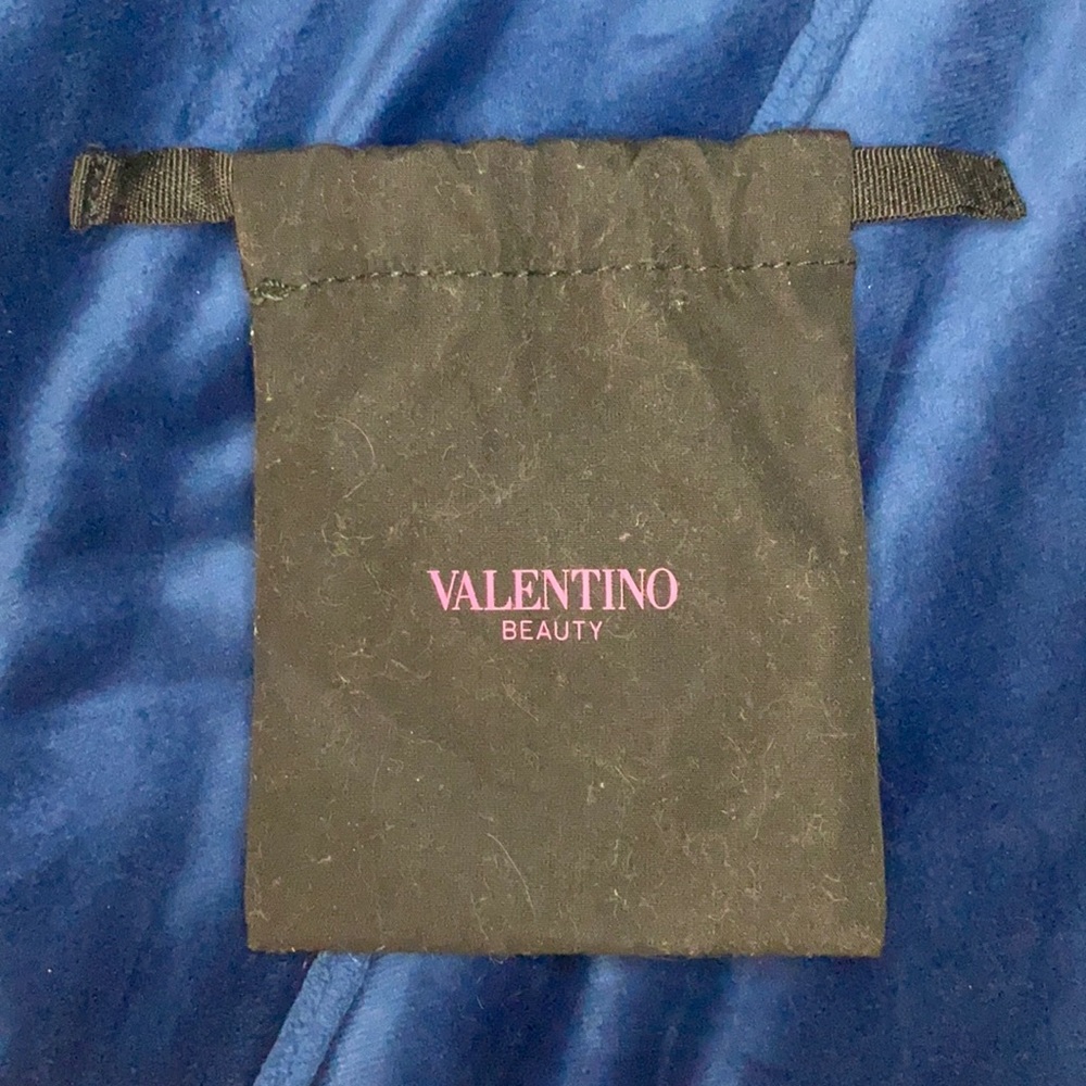 Black Valentino Beauty Mini Drawstring Bag